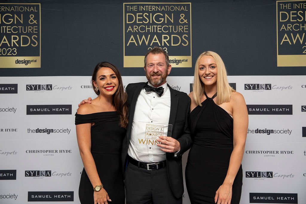 The Krantz team at the International Design and Architecture Awards Award Ceremony.