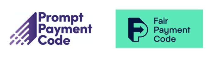 The Prompt Payment and Fair Payment Code Logos